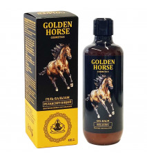 Gél-balzam „Golden horse - relax“ - chladivý 400ml UA